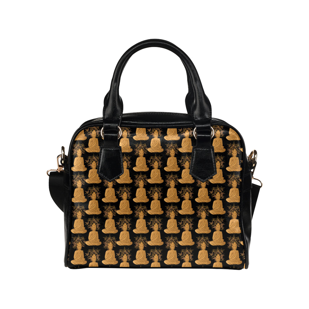 Buddha Pattern Print Design 01 Shoulder Handbag