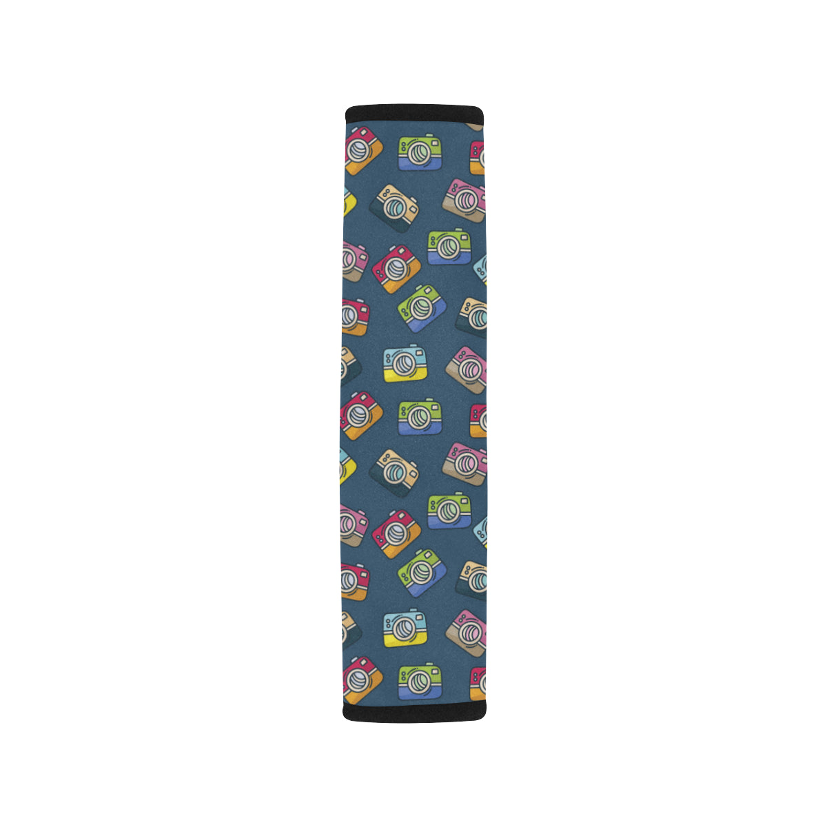 Camera Pattern Print Design 03 Car Seat Belt Cover
