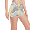 Palm Leaves Pattern Print Design PL012 Yoga Shorts