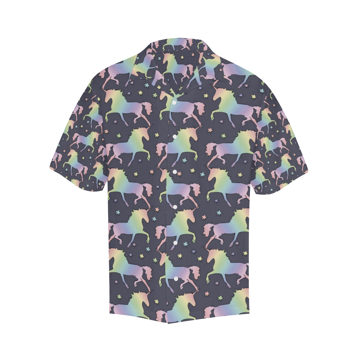 Rainbow Pattern Print Design A05 Men's Hawaiian Shirt