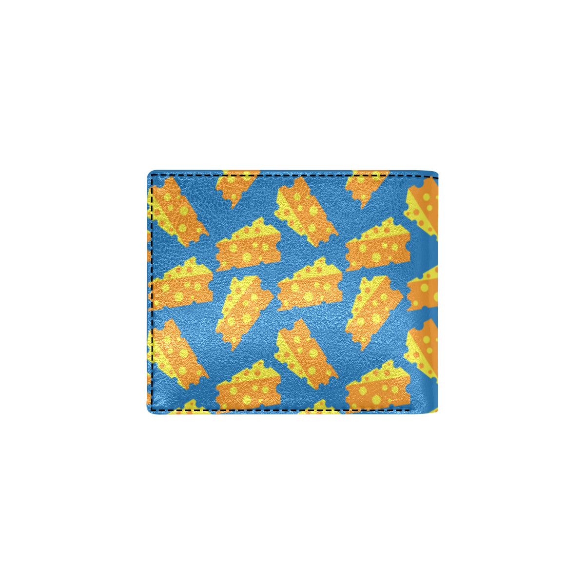 Cheese Pattern Print Design 05 Men's ID Card Wallet