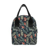 Bird Of Paradise Pattern Print Design BOP02 Insulated Lunch Bag