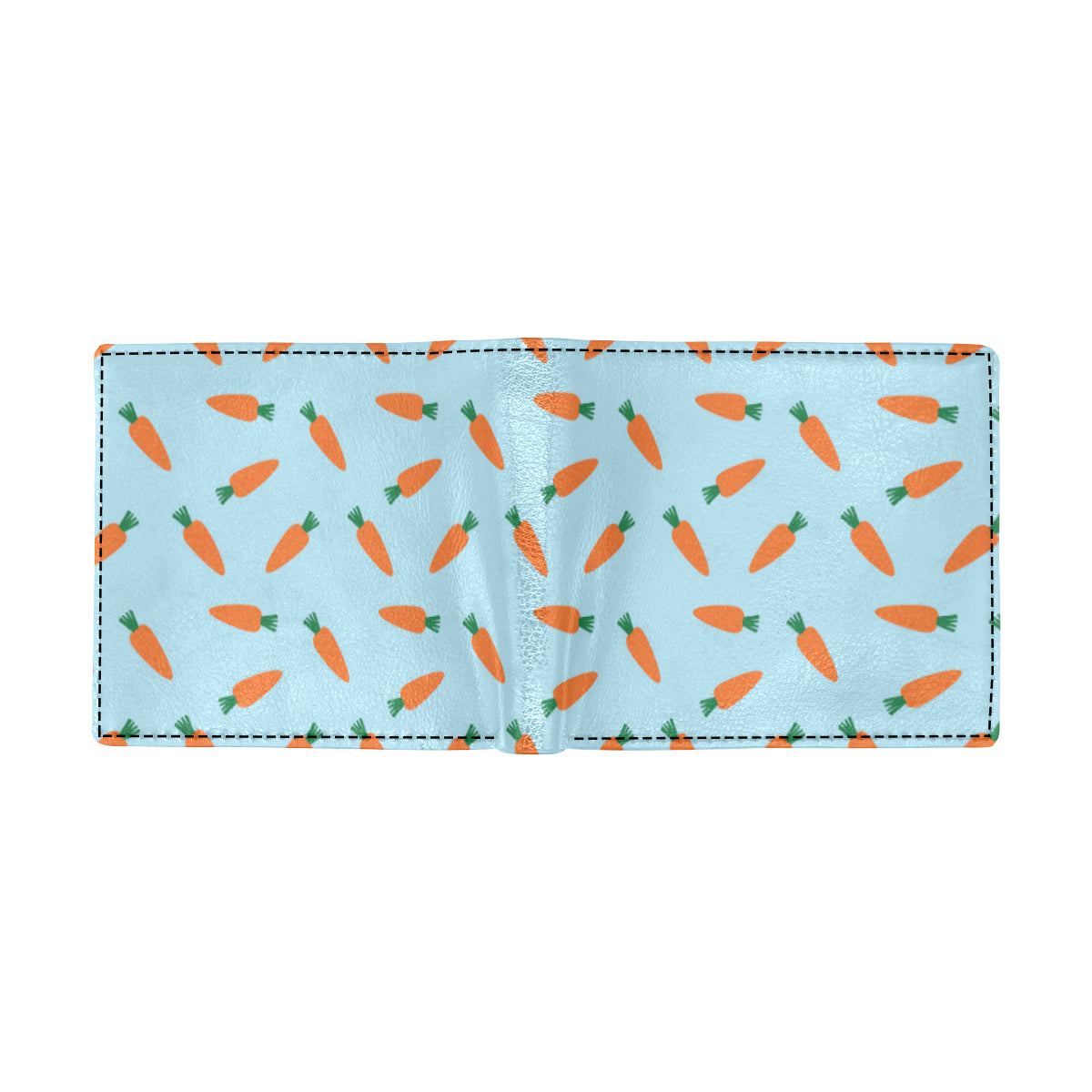 Carrot Pattern Print Design 03 Men's ID Card Wallet