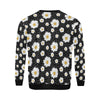 Daisy Pattern Print Design DS02 Men Long Sleeve Sweatshirt