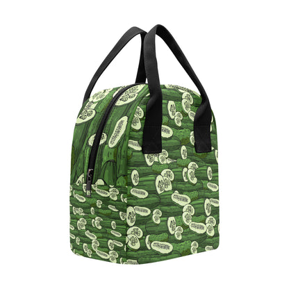 Cucumber Pattern Print Design CC01 Insulated Lunch Bag