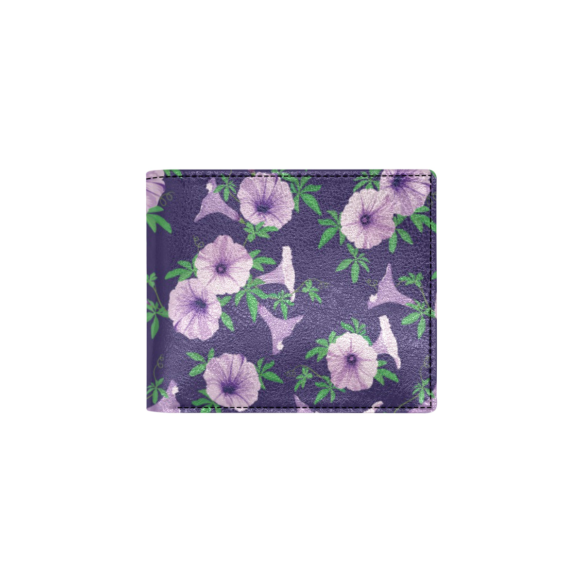 Morning Glory Pattern Print Design MG01 Men's ID Card Wallet