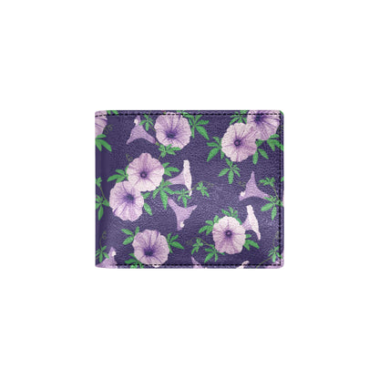 Morning Glory Pattern Print Design MG01 Men's ID Card Wallet