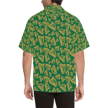 Harp Pattern Print Design 03 Men's Hawaiian Shirt