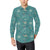 Lotus Pattern Print Design 01 Men's Long Sleeve Shirt