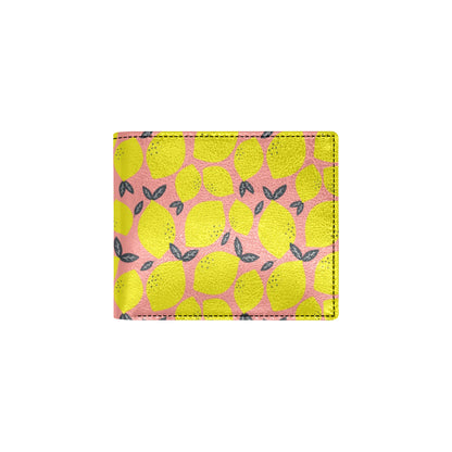 Lemon Pattern Print Design LM03 Men's ID Card Wallet
