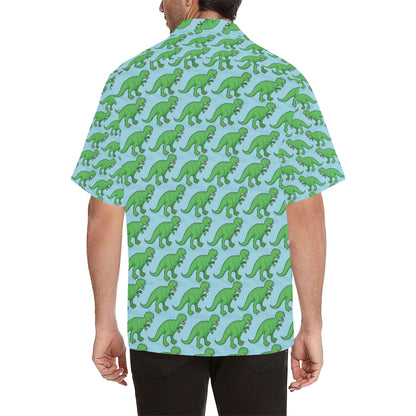 T Rex Pattern Print Design A01 Men's Hawaiian Shirt