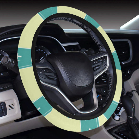 Bible Pattern Print Design 04 Steering Wheel Cover with Elastic Edge
