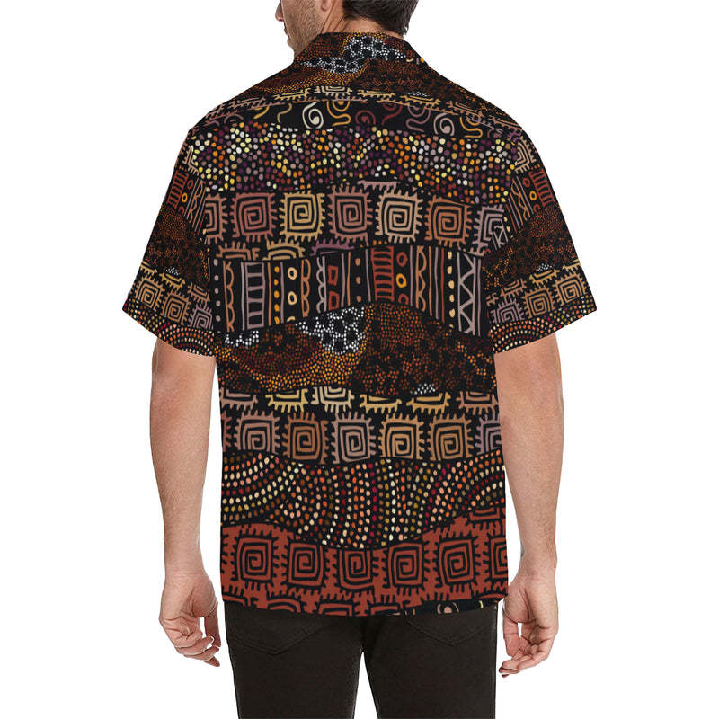 African Pattern Print Design 07 Men's Hawaiian Shirt