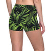 Palm Leaves Pattern Print Design PL07 Yoga Shorts