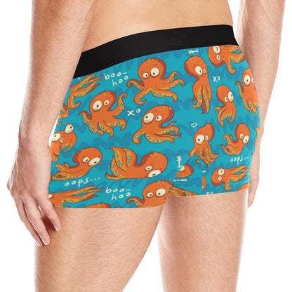 Octopus Pattern Print Design A02 Men's Boxer Briefs
