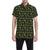 Green Tribal Turtle Polynesian Themed Men's Short Sleeve Button Up Shirt