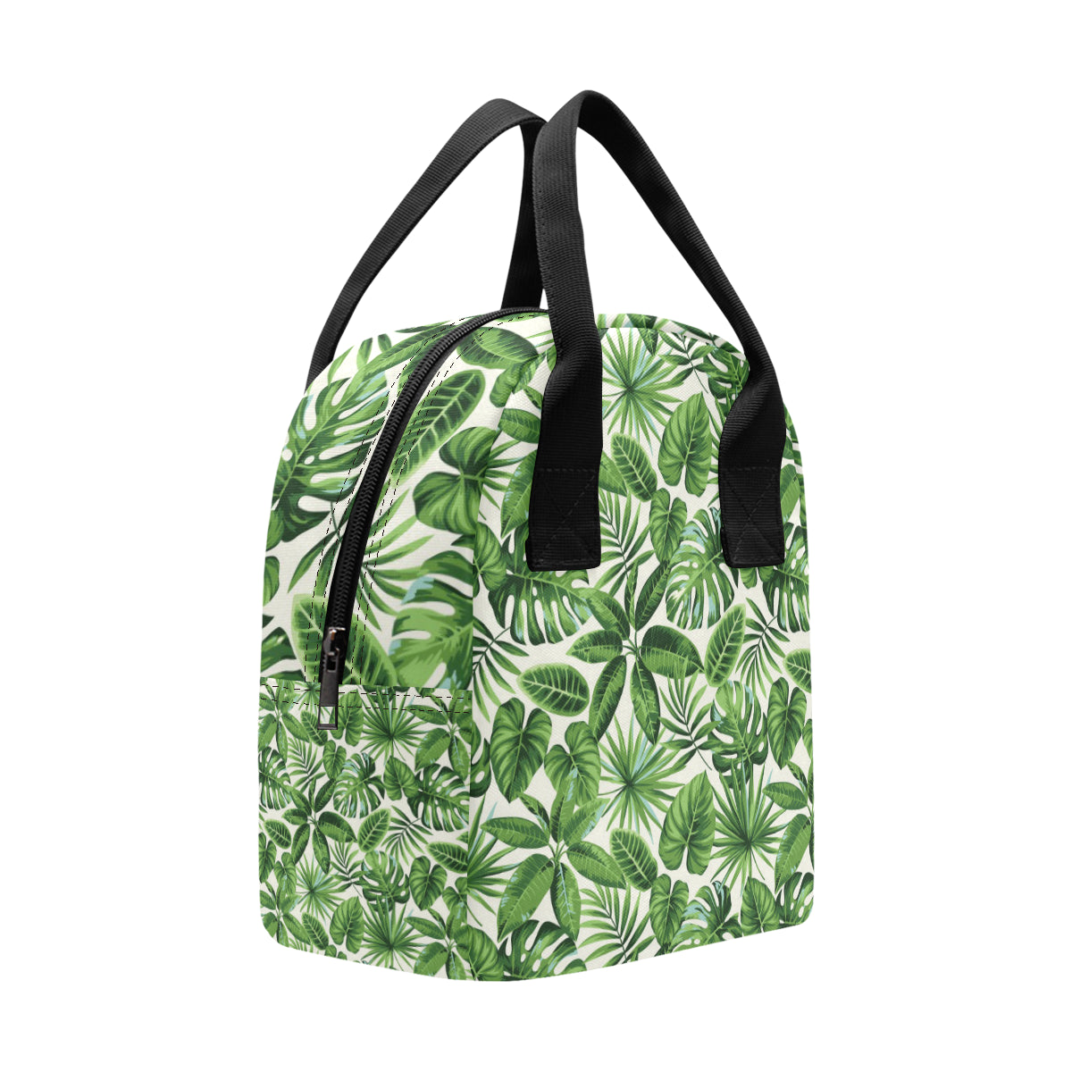 Tropical Flower Pattern Print Design TF013 Insulated Lunch Bag