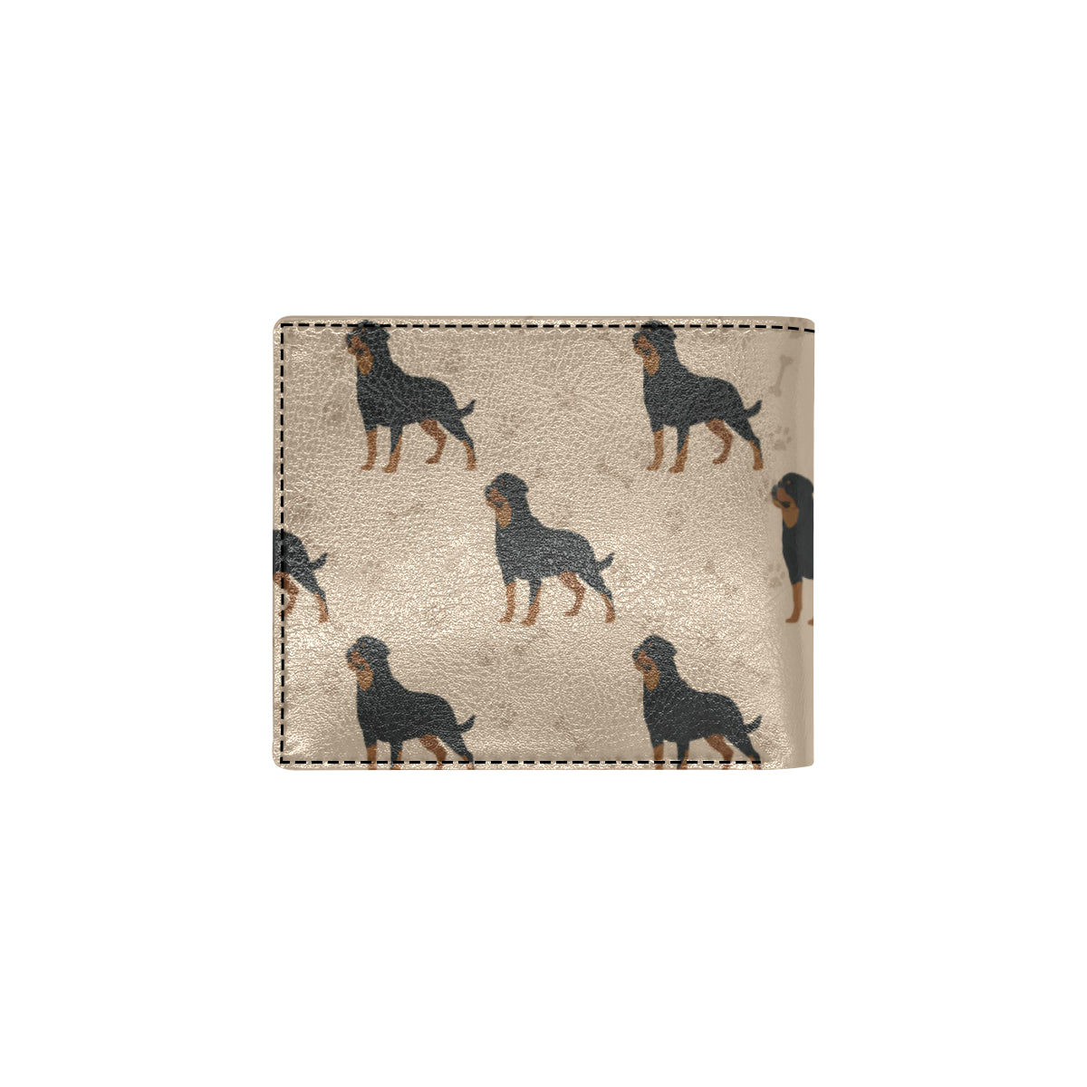 Rottweiler Pattern Print Design A01 Men's ID Card Wallet