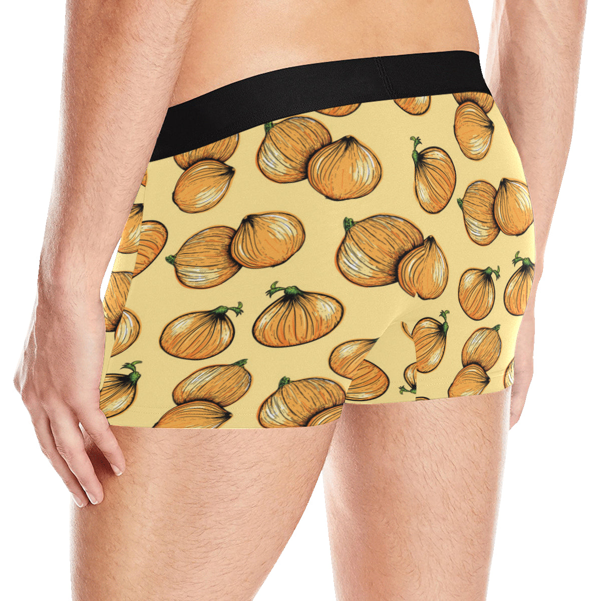 Onion Pattern Print Design A04 Men's Boxer Briefs