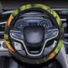 Bird Of Paradise Pattern Print Design BOP013 Steering Wheel Cover with Elastic Edge