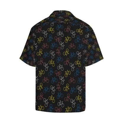 Bicycle Pattern Print Design 03 Men's Hawaiian Shirt