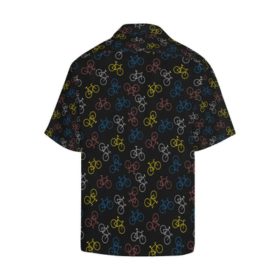 Bicycle Pattern Print Design 03 Men's Hawaiian Shirt