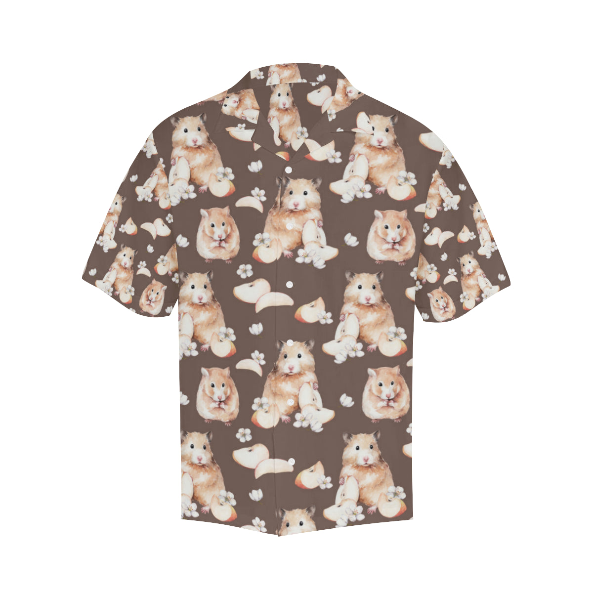 Hamster Pattern Print Design 03 Men's Hawaiian Shirt