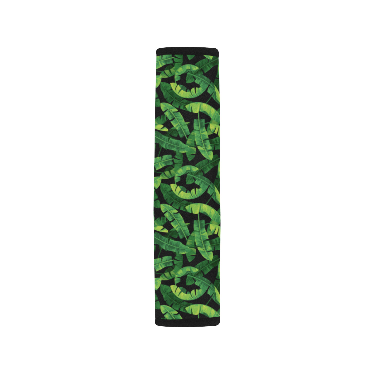 Banana Leaf Pattern Print Design 02 Car Seat Belt Cover