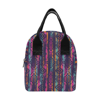 Line Tribal Aztec Insulated Lunch Bag