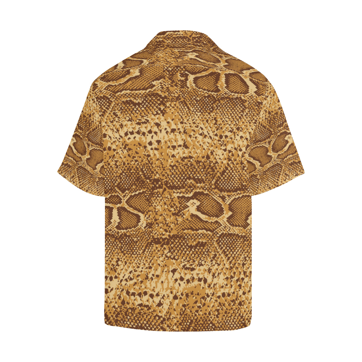 Python Brown Pattern Print Design A03 Men's Hawaiian Shirt