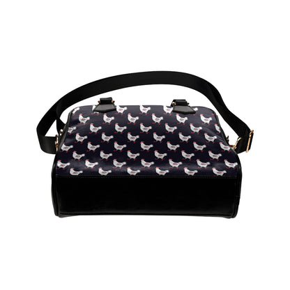 Chicken Pattern Print Design 03 Shoulder Handbag