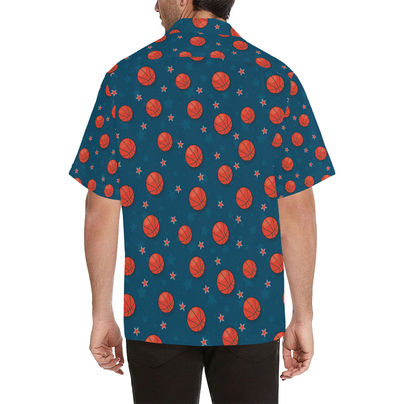Basketball Pattern Print Design 02 Men's Hawaiian Shirt