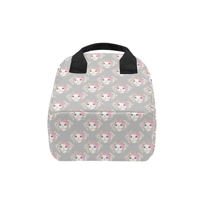 Rabbit Pattern Print Design RB07 Insulated Lunch Bag