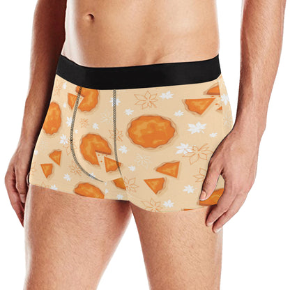 Pie Pattern Print Design A01 Men's Boxer Briefs