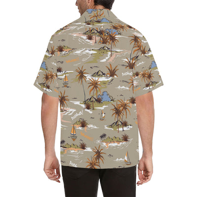 Pacific island Pattern Print Design A05 Men's Hawaiian Shirt