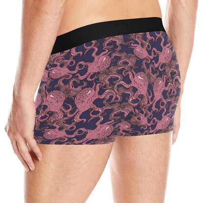 Octopus Pattern Print Design A03 Men's Boxer Briefs