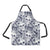 Skull Floral Beautiful Apron with Pocket