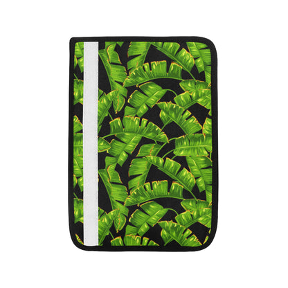 Banana Leaf Pattern Print Design BL06 Car Seat Belt Cover