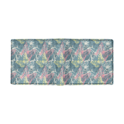 Butterfly Pattern Print Design 01 Men's ID Card Wallet