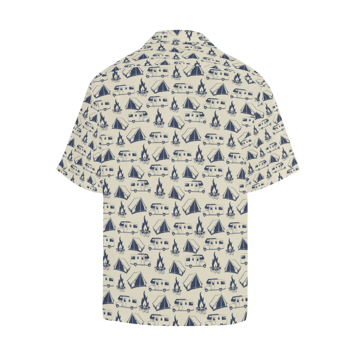 Campfire Pattern Print Design 01 Men's Hawaiian Shirt