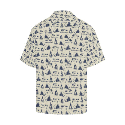 Campfire Pattern Print Design 01 Men's Hawaiian Shirt