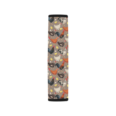 Chicken Evolution Pattern Car Seat Belt Cover