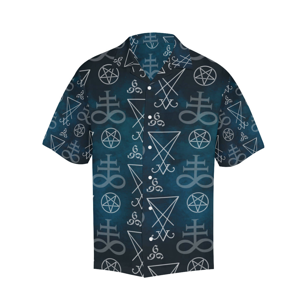 Pentagram Pattern Print Design A03 Men's Hawaiian Shirt