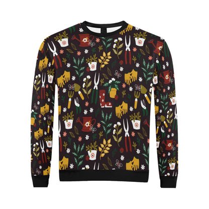 Gardening Pattern Print Design G05 Men Long Sleeve Sweatshirt