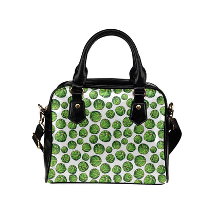 Brussels Sprouts Pattern Print Design 02 Shoulder Handbag