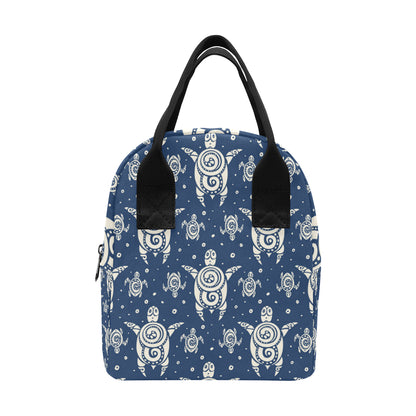 Sea Turtle Tribal Insulated Lunch Bag