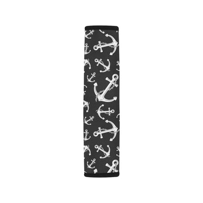 Anchor Black White Car Seat Belt Cover