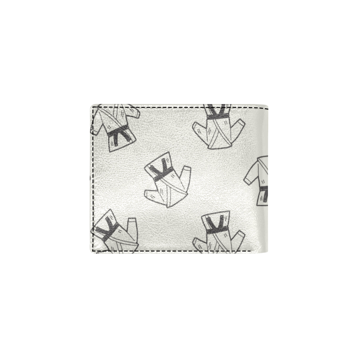 Karate Pattern Print Design 01 Men's ID Card Wallet