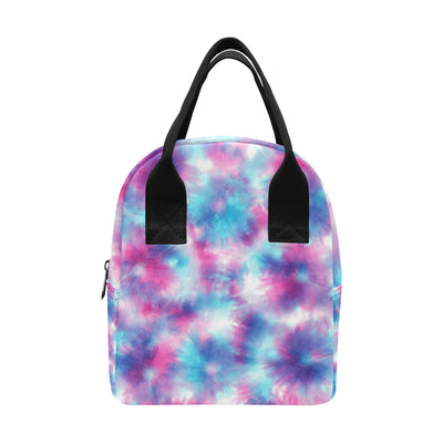 Tie Dye Blue Pink Insulated Lunch Bag