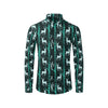 Deer Jungle Print Pattern Men's Long Sleeve Shirt